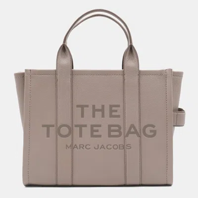 Marc Jacobs Grey Leather The Medium Tote Bag
