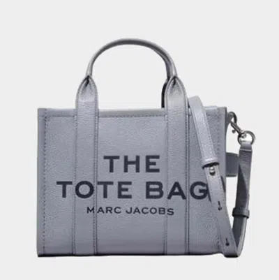 Marc Jacobs Grey Leather The Small Tote In Gray