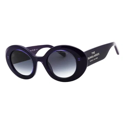 Marc Jacobs Oval-frame Sunglasses In Transparent