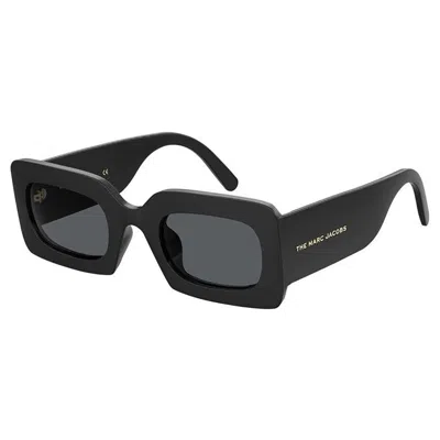 Marc Jacobs Grey Rectangular Ladies Sunglasses Marc 488/n/s 02m2/ir 50