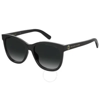 Marc Jacobs Grey Shaded Butterfly Ladies Sunglasses Marc 527/s 807/9o 57 In Black