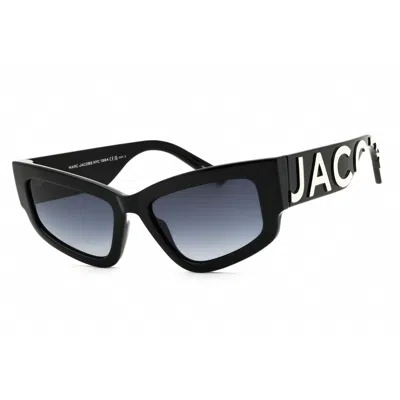 Marc Jacobs Grey Shaded Cat Eye Ladies Sunglasses Marc 796/s 00wm/9o 55 In ["black"]