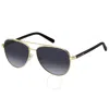 Marc Jacobs Grey Shaded Pilot Ladies Sunglasses Marc 760/s 0rhl/9o 60