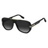 Marc Jacobs Grey Shaded Pilot Men's Sunglasses Marc 636/s 0807/9o 59