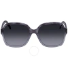 Marc Jacobs Grey Shaded Square Ladies Sunglasses Marc 526/s 0ab8/9o 57 In Grey