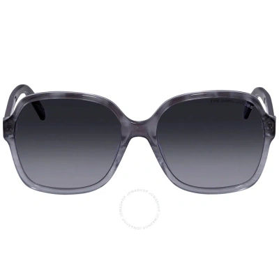 Marc Jacobs Grey Shaded Square Ladies Sunglasses Marc 526/s 0ab8/9o 57