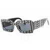 Marc Jacobs Monogram Rectangular-frame Sunglasses