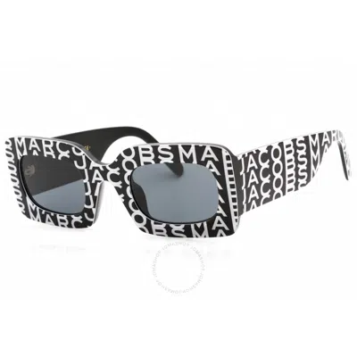 Marc Jacobs Grey Square Ladies Sunglasses Marc 488/n/s 003k/ir 51 In Gray