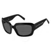 Marc Jacobs Grey Square Ladies Sunglasses Marc 574/s 0807/ir 59 In Grey