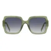 Marc Jacobs Grey Square Ladies Sunglasses Marc 731/s 1ed/gb A 55 In Green