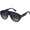 Marc Jacobs Greyu Gradient Pilot Men's Sunglasses Marc 747/s 0ans/9o 58