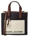Marc Jacobs Mini Grind Leather Tote In Black