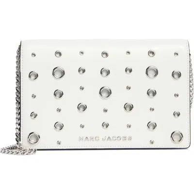 Marc Jacobs Grommet Flap Shoulder Bag In Cotton