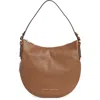 Marc Jacobs Groove Leather Hobo Bag In Brown