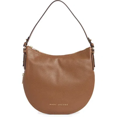 Marc Jacobs Groove Leather Hobo Bag In Brown