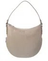 Marc Jacobs Groove Leather Shoulder Bag In Gray