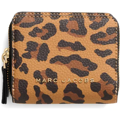 Marc Jacobs Groove Mini Leopard Print Wallet In Leopard Multi