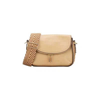 Pre-owned Marc Jacobs Grooved Webbing Mini Messenger Bag 'iced Coffee' | Tan | Men's Size Onesize In Brown