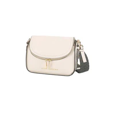 Pre-owned Marc Jacobs Grooved Webbing Mini Messenger Bag 'marshmallow' | White | Men's Size Onesize