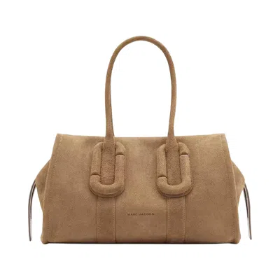 Pre-owned Marc Jacobs Hairy Suede Babe City Tote Bag 'hazelnut' | Brown | Women's Size Onesize
