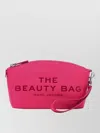 Marc Jacobs Half Moon Leather Beauty Bag Wristlet In Pink