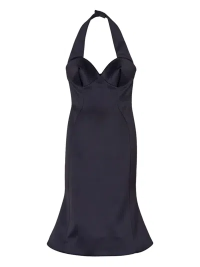 Marc Jacobs Halterneck Mermaid Dress In Black