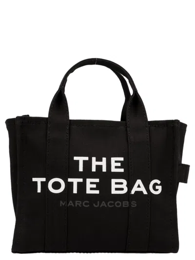 Marc Jacobs Small Canvas Tote Bag In Black