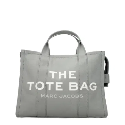 Marc Jacobs Hand Bags The Tote Bag Women Fabric Gray/gray Wolf In 050 Wolf Grey