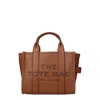 Marc Jacobs Leather The Mini Traveler Tote Bag In Brown