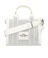 Marc Jacobs Women's The Crystal Canvas Small Tote Bag In White