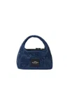 Marc Jacobs The Mini Crystal Denim Sack Bag