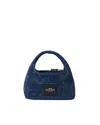 Marc Jacobs The Mini Crystal Denim Sack Bag