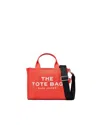 Marc Jacobs Small Orange Canvas Tote With Adjustable Strap