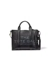 Marc Jacobs Medium The Leather Tote Bag In Black
