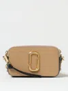 Marc Jacobs The Snapshot Bag In Coated Leather In Beige