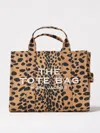 Marc Jacobs Animal Print Tote Bag With Shoulder Strap In Black