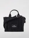 Marc Jacobs The Small Tote In Canvas With Applied Crystals In Black