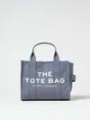 Marc Jacobs Air Force Blue Canvas Mini The Tote Bag Handbag In Blue