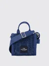 Marc Jacobs The Crystal Denim Crossbody Tote Bag In Blue