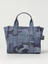 Marc Jacobs Compact Camouflage Tote Bag With Detachable Strap In Blue