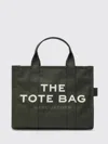 Marc Jacobs Medium Canvas Tote Bag With Side Handle In Green