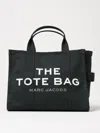 Marc Jacobs Compact Green Canvas Tote With Adjustable Strap In Neutral