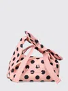 Marc Jacobs Mini Bag With Bow And Polka Dots In Pink