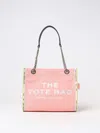 Marc Jacobs The Denim Chain Crossbody Tote Crossbody Bags Pink In Pink