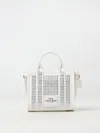 Marc Jacobs The Small Crystal Canvas Tote Bag In White