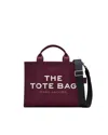 Marc Jacobs Borsa A Mano The Canvas Small Tote Bag Dark Plum In Purple
