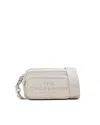 Marc Jacobs Bianco Leather Shoulder Bag With Adjustable Strap In White