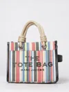Marc Jacobs The Small Stripe Mesh Rope Tote Bag In Multi