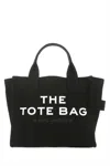 Marc Jacobs Women Black Canvas Mini The Tote Bag Handbag In Black