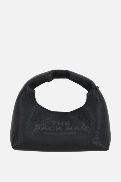 Marc Jacobs The Sack Bag Logo Debossed Shoulder Bag In Black